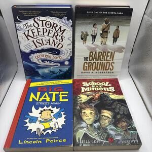 Kid's Chapter Books Barren Grounds Storm Keeper Island School Minions Big Nate